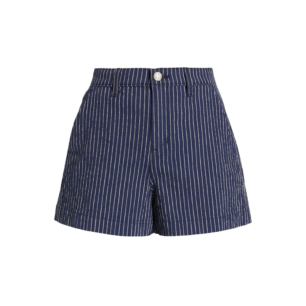NWT L'Agence Jameson High Rise Shorts / Size 27 / From Saks / Navy & White